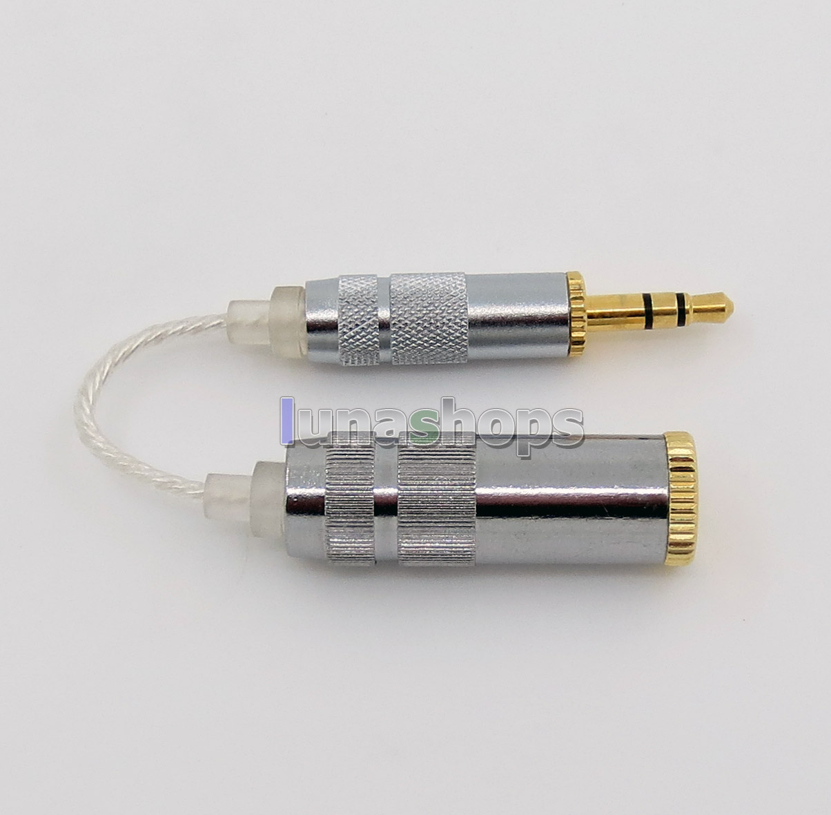 4.4mm Earphone cable for Sony PHA-2A TA-ZH1ES NW-WM1Z NW-WM1A AMP Player To 3.5mm 3 pole Male Converter Adapter