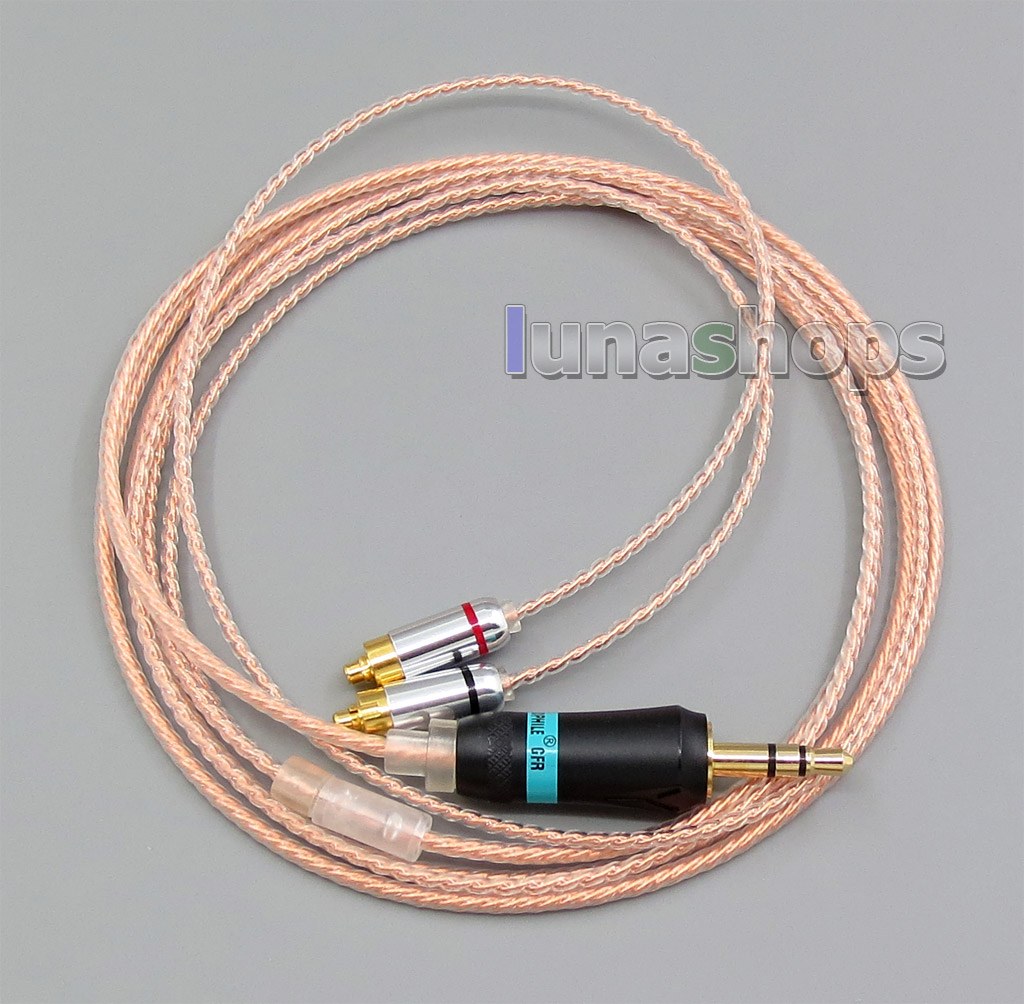 4.4mm Earphone Silver 7N OCC Cable For DUNU DN-2002 2BA T5 2Dynamic Hybrid