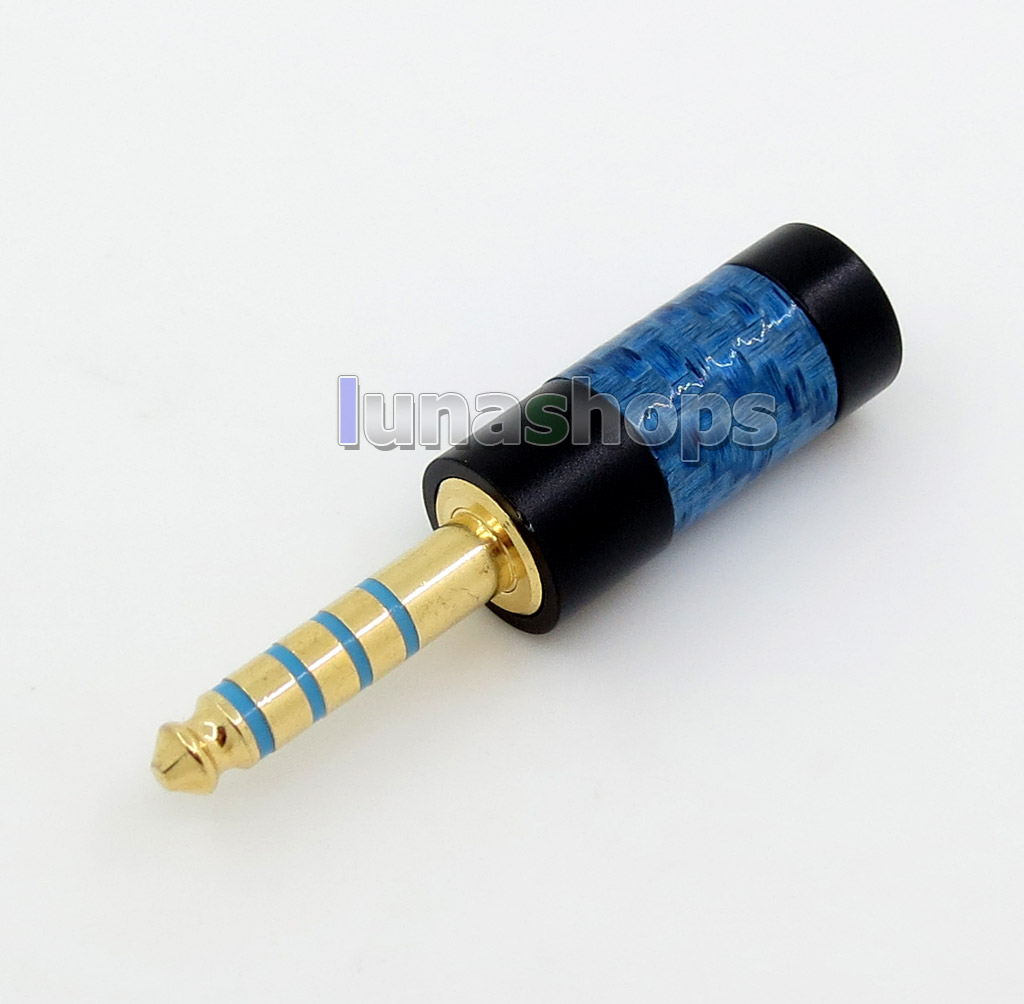 CY2017 Blue Carbon Shell 4.4mm Headphone Earphone Adapter For Sony PHA-2A TA-ZH1ES NW-WM1Z NW-WM1A AMP Player