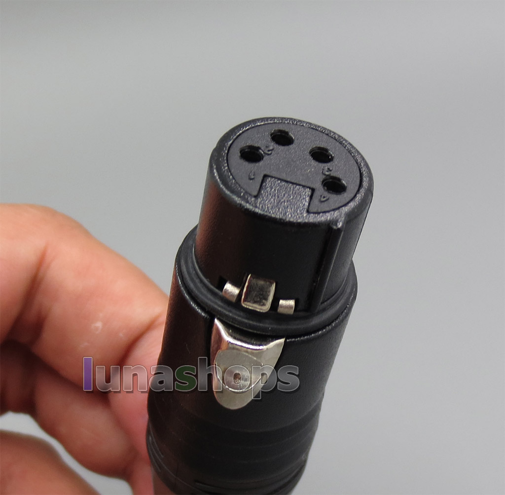 4.4mm Balanced To 4pin XLR Female Audio Silver Cable For Sony PHA-2A TA-ZH1ES NW-WM1Z NW-WM1A AMP Player