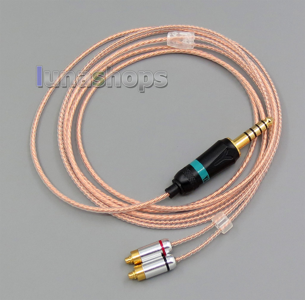 4.4mm Earphone Silver 7N OCC Cable For DUNU DN-2002 2BA T5 2Dynamic Hybrid 