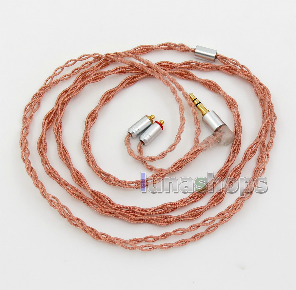 Extremely Soft PVC OCC MMCX Cable For Shure SE215 SE315 SE425 SE535 SE846  Earphone