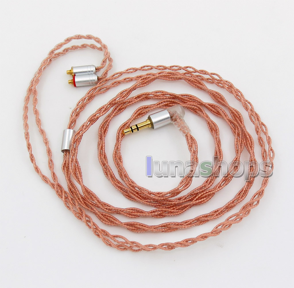 Extremely Soft PVC OCC MMCX Cable For Shure SE215 SE315 SE425 SE535 SE846  Earphone