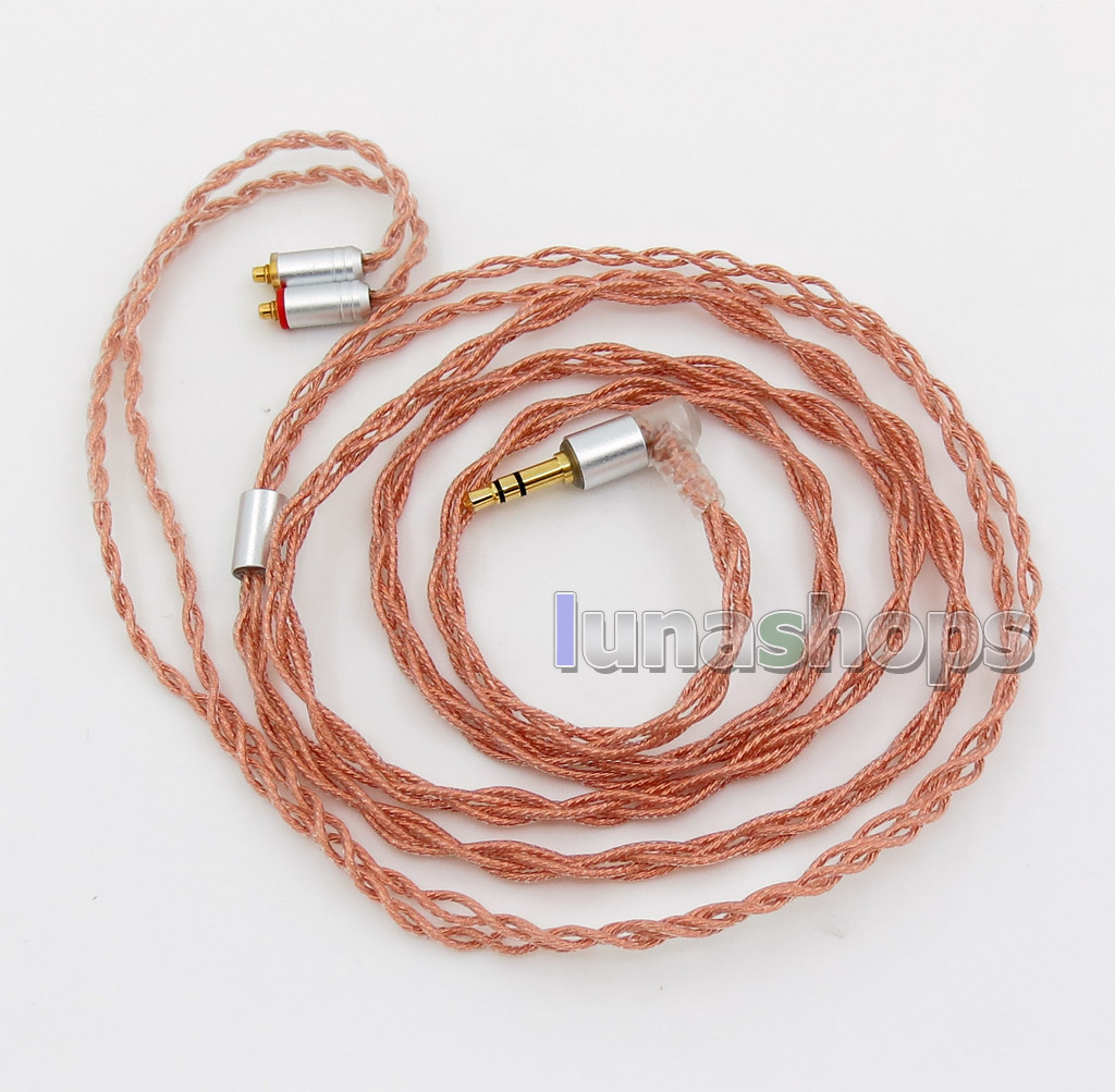 Extremely Soft PVC OCC MMCX Cable For Shure SE215 SE315 SE425 SE535 SE846 Earphone