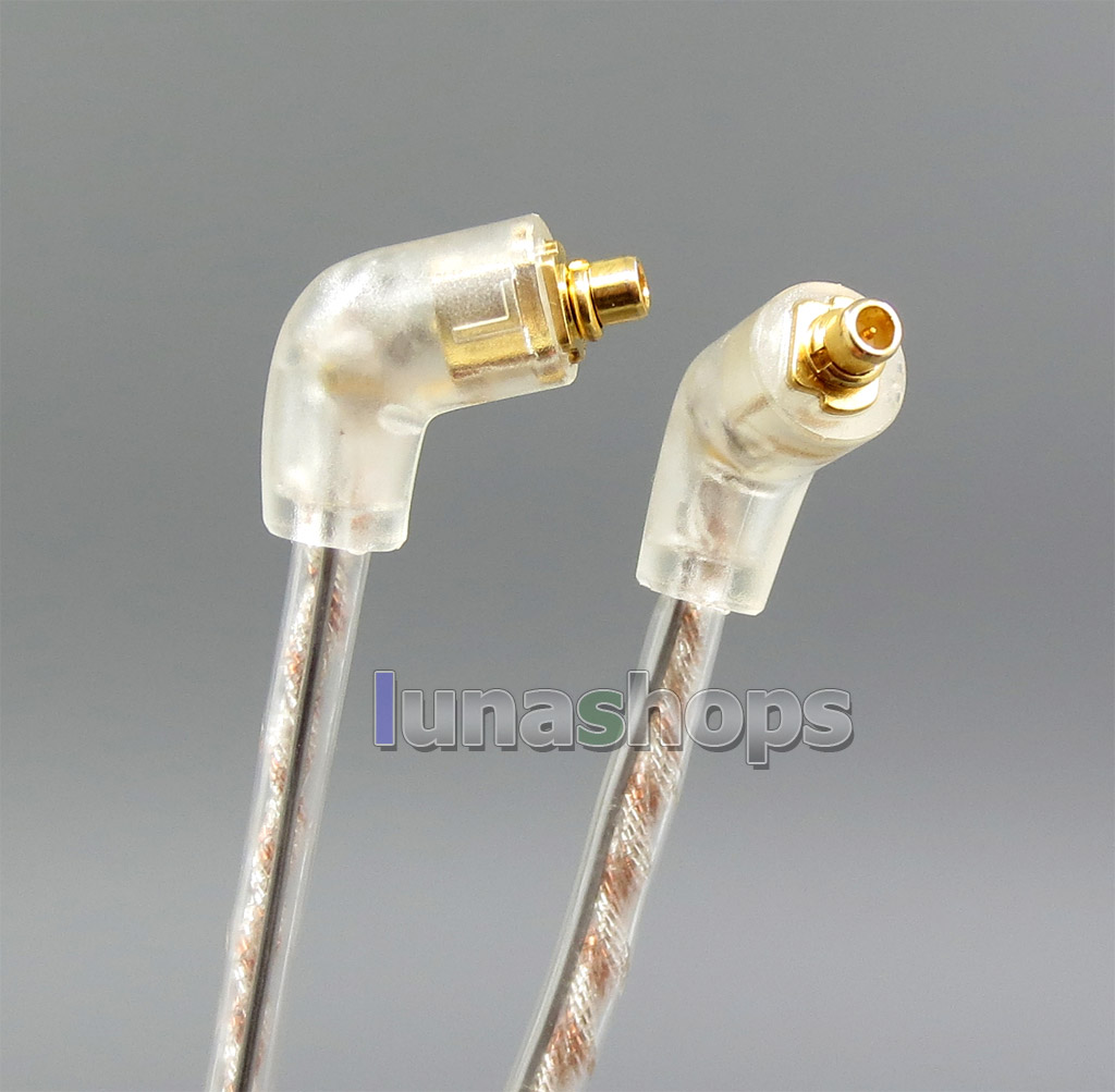 EachDIY Earphone Silver Plated OCC Mixed Foil PU Cable For Shure se215 se315 se425 se535 Se846