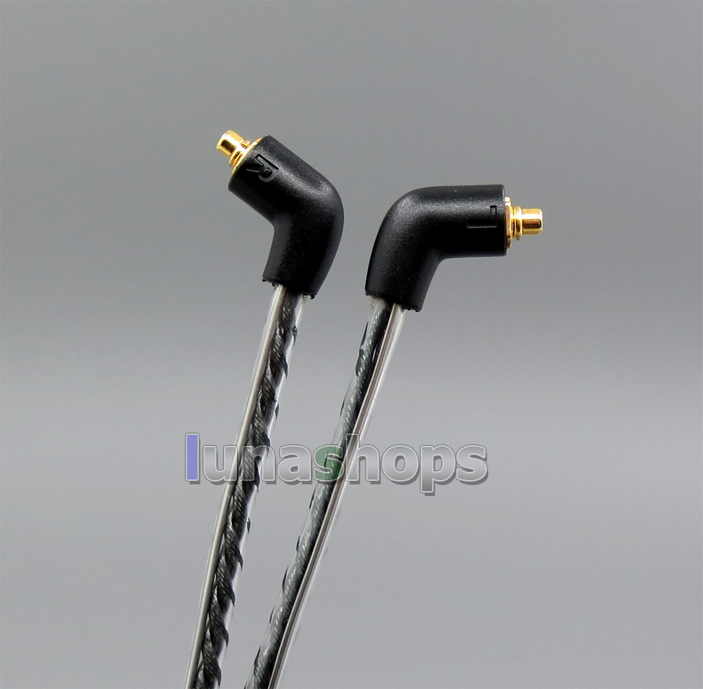 EachDIY 2.5mm TRRS Earphone Silver Plated OCC Mixed Foil PU L Plug Cable For Shure se215 se315 se425 se535 Se846