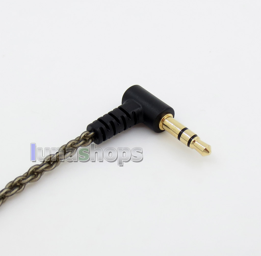 Silver Plated Earphone Brown Cable For Shure SE215 SE315 SE425 SE535 SE846 Headphone 