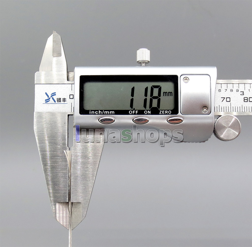 Acrolink OCC Silver Plated Multi Strand Golden-Ratio Structure 7×7×0.08mm Cable 