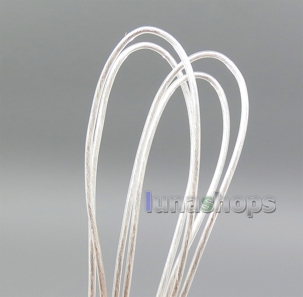 50m Acrolink 5N OCC Silver Plated Cross-Field Golden-Ratio Litz-Structure Wire 10&times;0.13mm+5&times;0.13mm+1&times;0.8mm  1.1mm OD (N Tefl)
