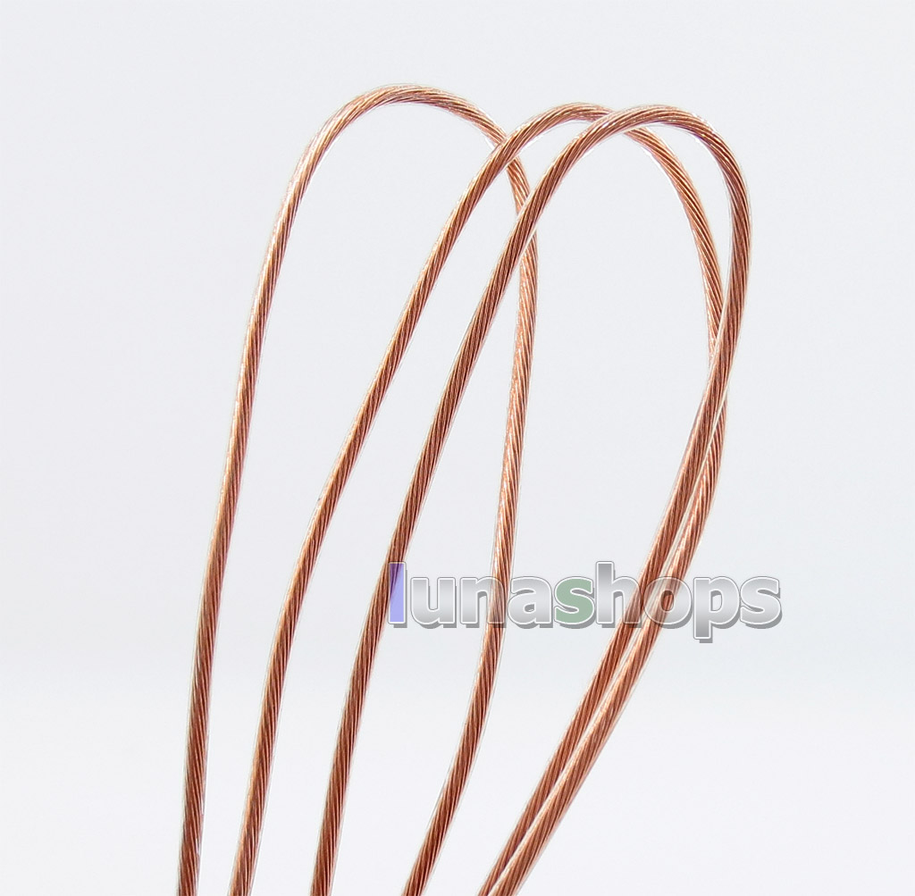 50m Acrolink 6N OCC Cross Field Golden Ratio Litz Structure 10×0.13mm+5×0.13mm+1×0.8mm 1.1mm OD Cable