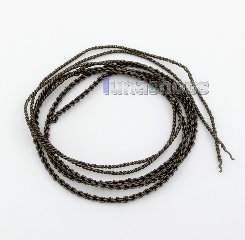 Semi-finished Extremely Soft PVC OCC Golden + Silver Plated Mixed Bulk Shielding DIY Earphone Cable Wires