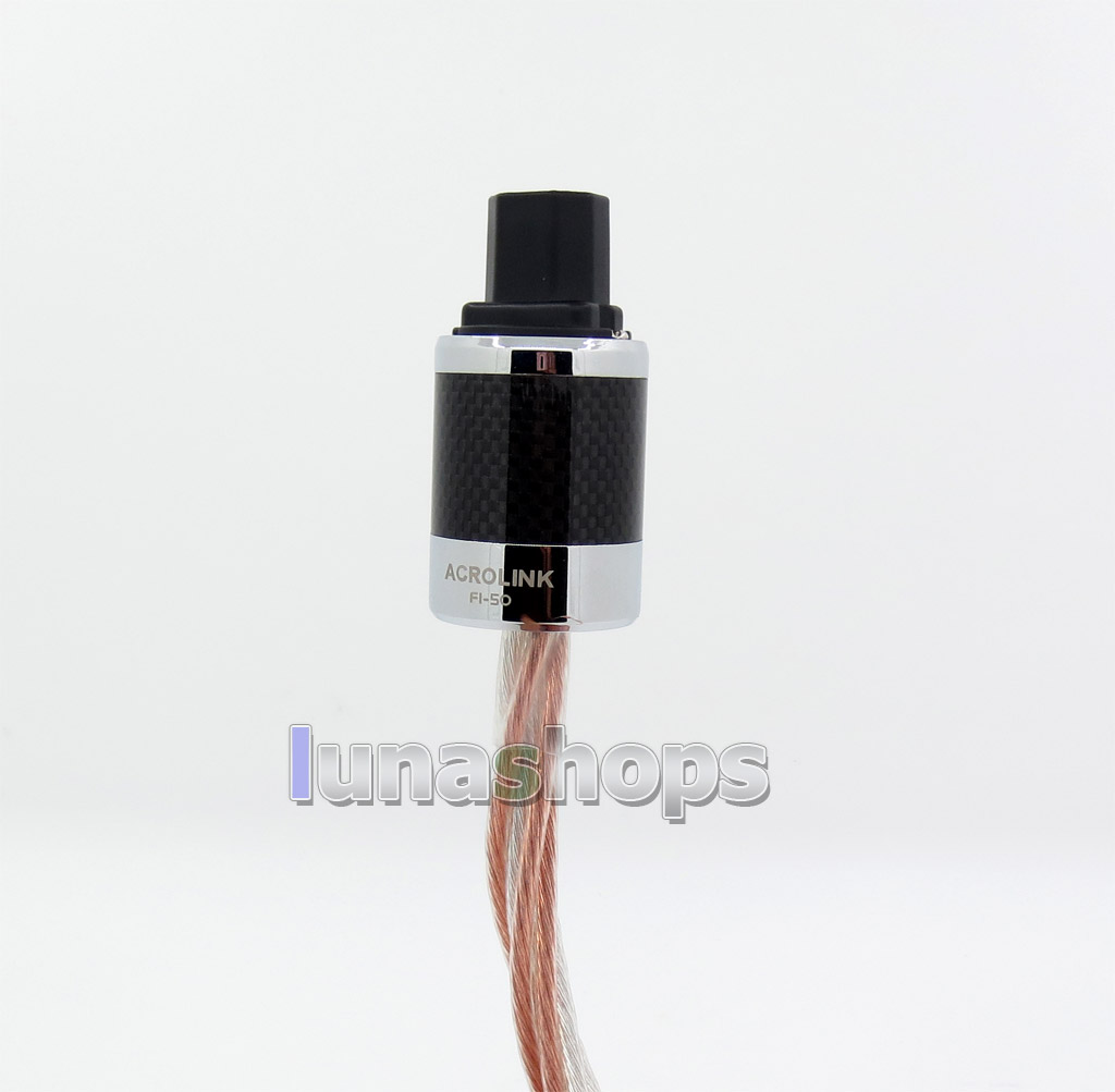 1.8m ACROLINK AC-6660(CU) OCC / Silver Plated Mixed Power 6*6 HiFi Power Supply Cable (AG)(A+C)(CU)