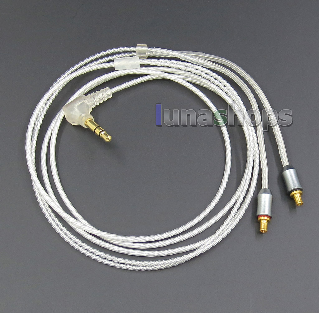 Silver Upgrade Audio Cable For Audio-technica CKS1100 ATH-LS70 ATH-LS50 ATH-E40 ATH-E50 ATH-E70