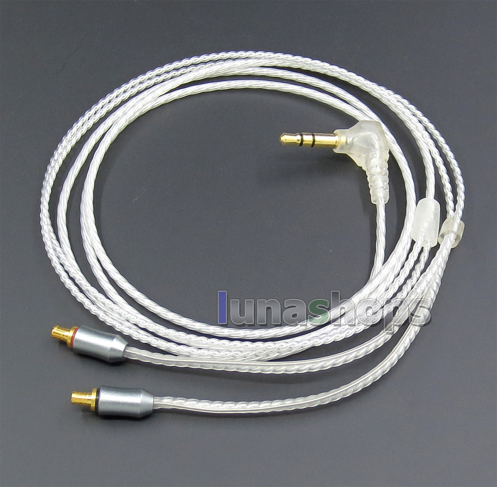 Silver Upgrade Audio Cable For Audio-technica CKS1100 ATH-LS70 ATH-LS50 ATH-E40 ATH-E50 ATH-E70