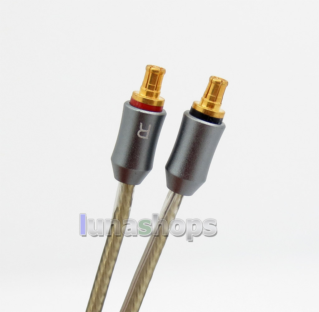Silver Plated Mic Remote Cable For Audio-technica CKS1100 ATH-LS70 ATH-LS50 ATH-E40 ATH-E50 ATH-E70