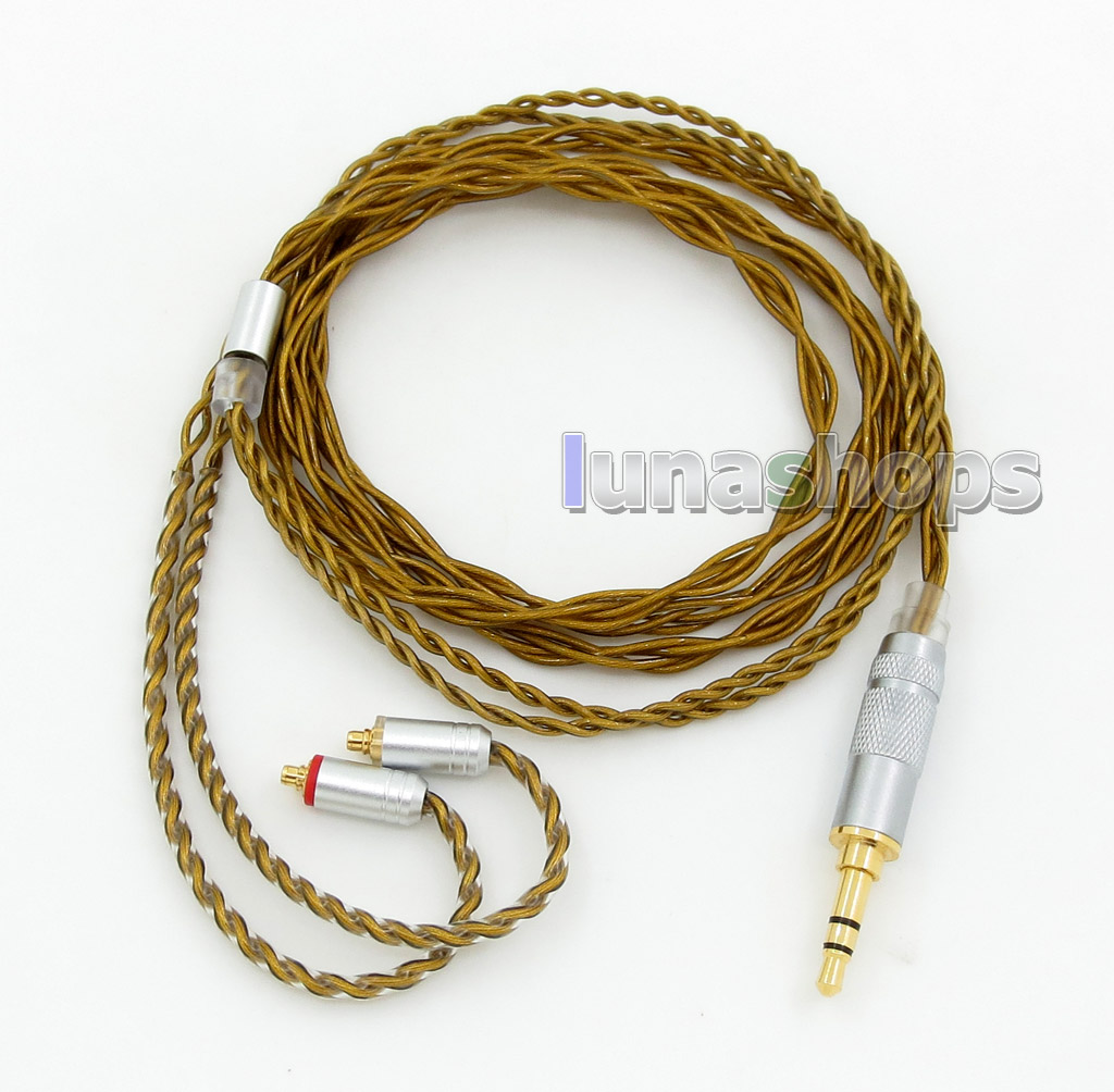 Extremely Soft OCC Silver Plated Earphone Cable For Shure se535 se846 se425 se215 MMCX