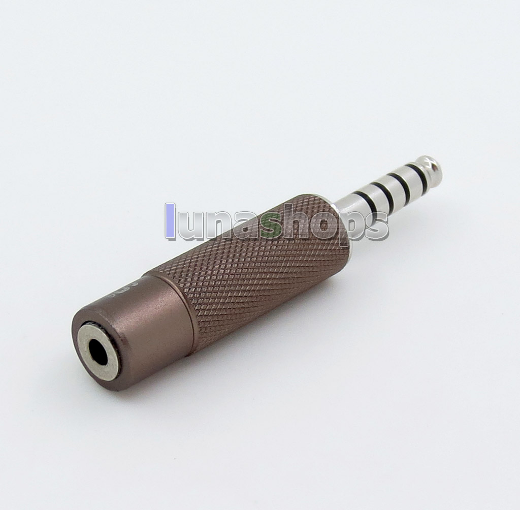 Rhodium Plated 4.4mm Balanced Male To 2.5mm TRRS Female Converter Headphone Earphone Adapter For Sony PHA-2A TA-ZH1ES NW-WM1Z NW-WM1A AMP