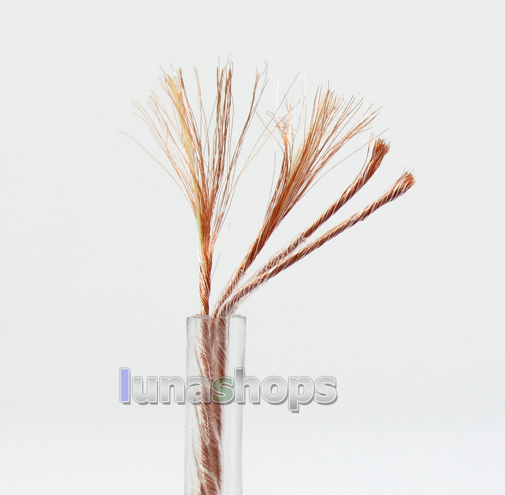 100m Bulk OCC + Silver Plated Mixed Bulk 4 Cores DIY Earphone Cable Wires