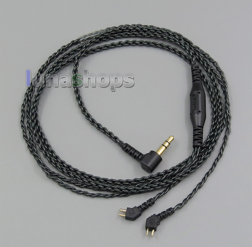 EachDIY 100 Ohm Silver Foiled Earphone Cable For Etymotic ER4B ER4PT ER4S ER6I ER4 ER4SR ER4XR
