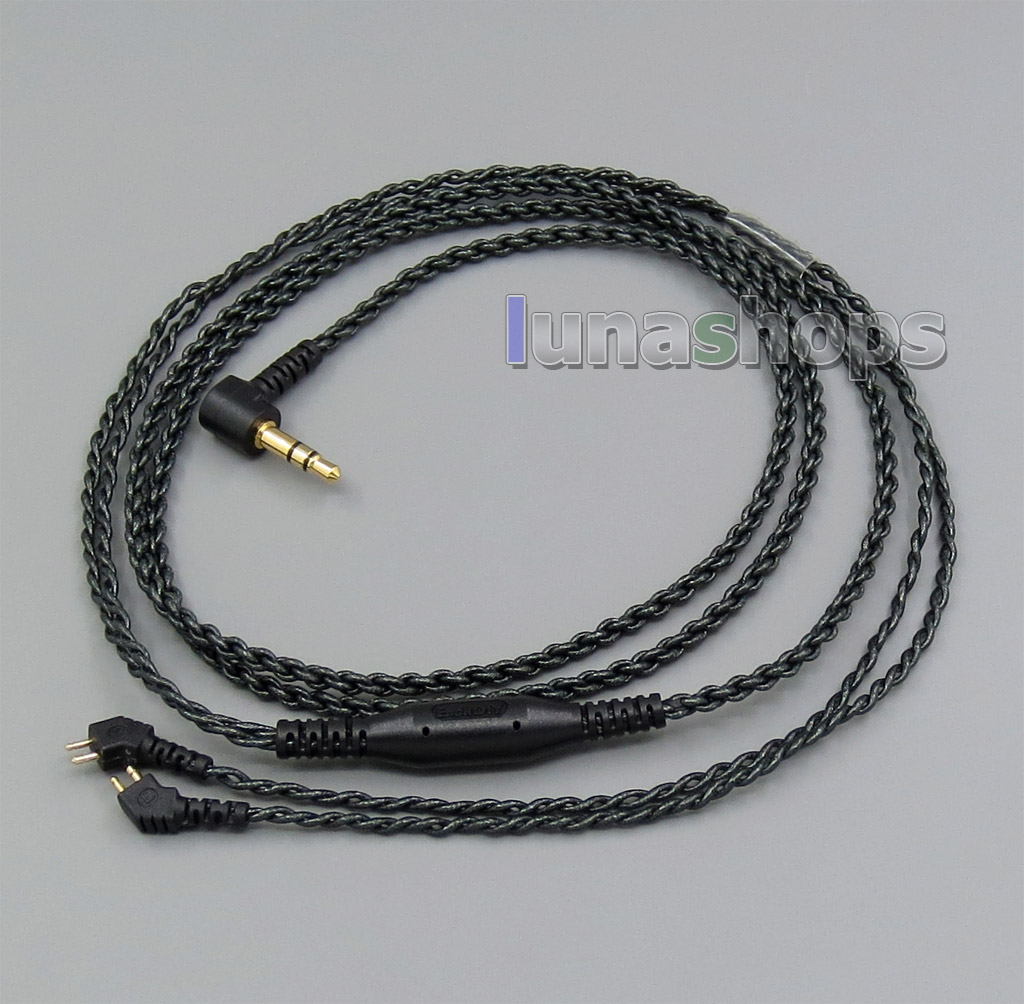 EachDIY 100 Ohm Silver Foiled Earphone Cable For Etymotic ER4B ER4PT ER4S ER6I ER4 ER4SR ER4XR