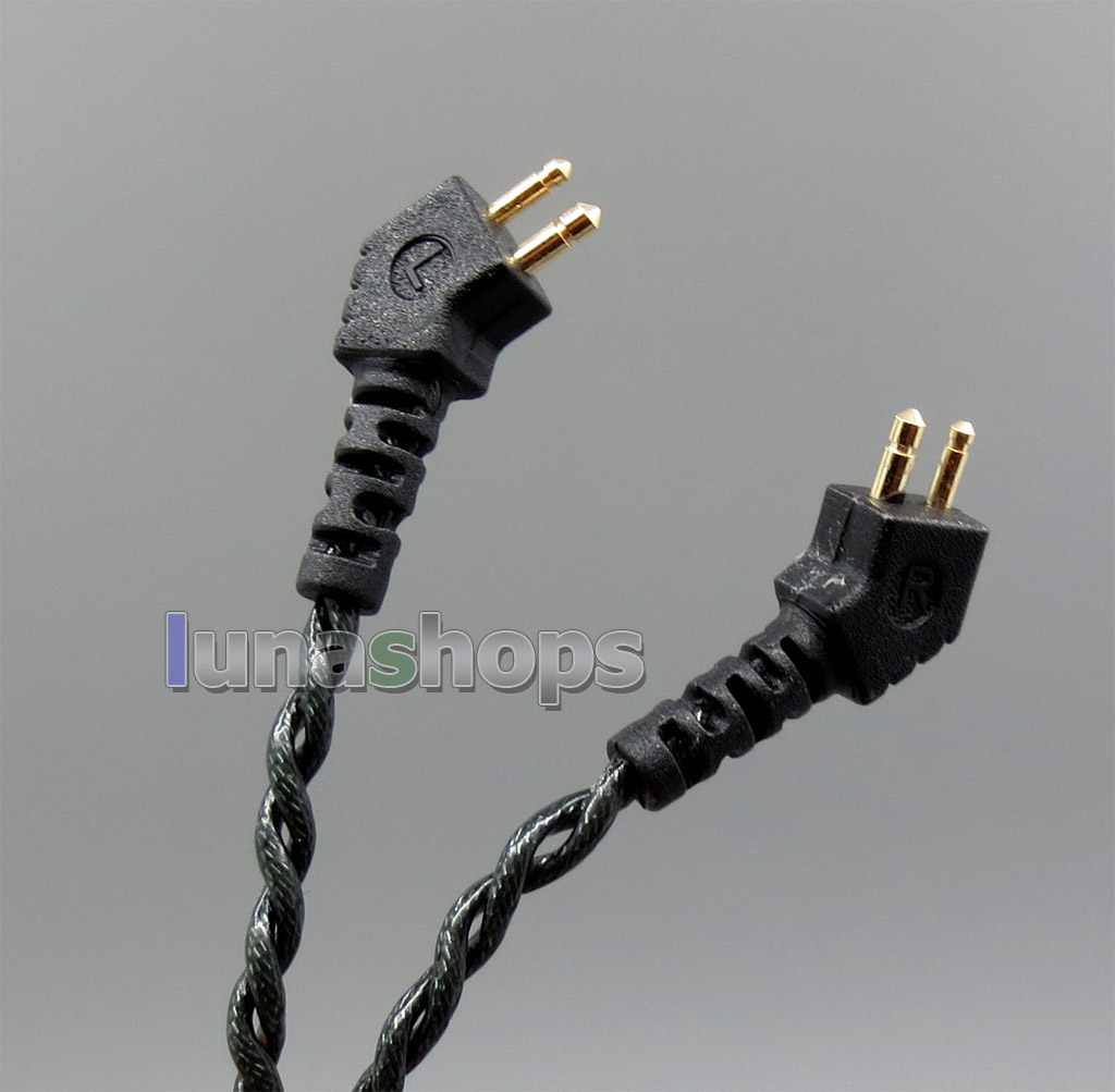 EachDIY 100 Ohm Silver Foiled Earphone Cable For Etymotic ER4B ER4PT ER4S ER6I ER4 ER4SR ER4XR