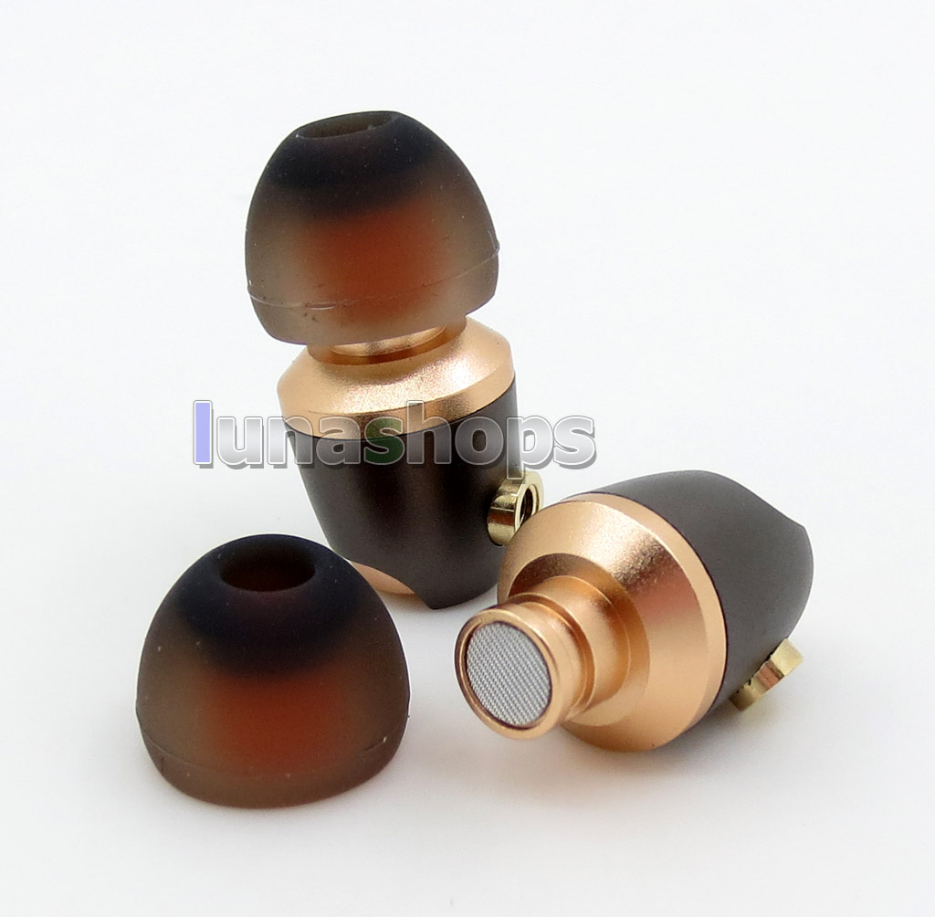 3.5mm 10mm Speaker With Mic Remote In Ear Stereo TPE OFC Earphone MMCX Cable Version