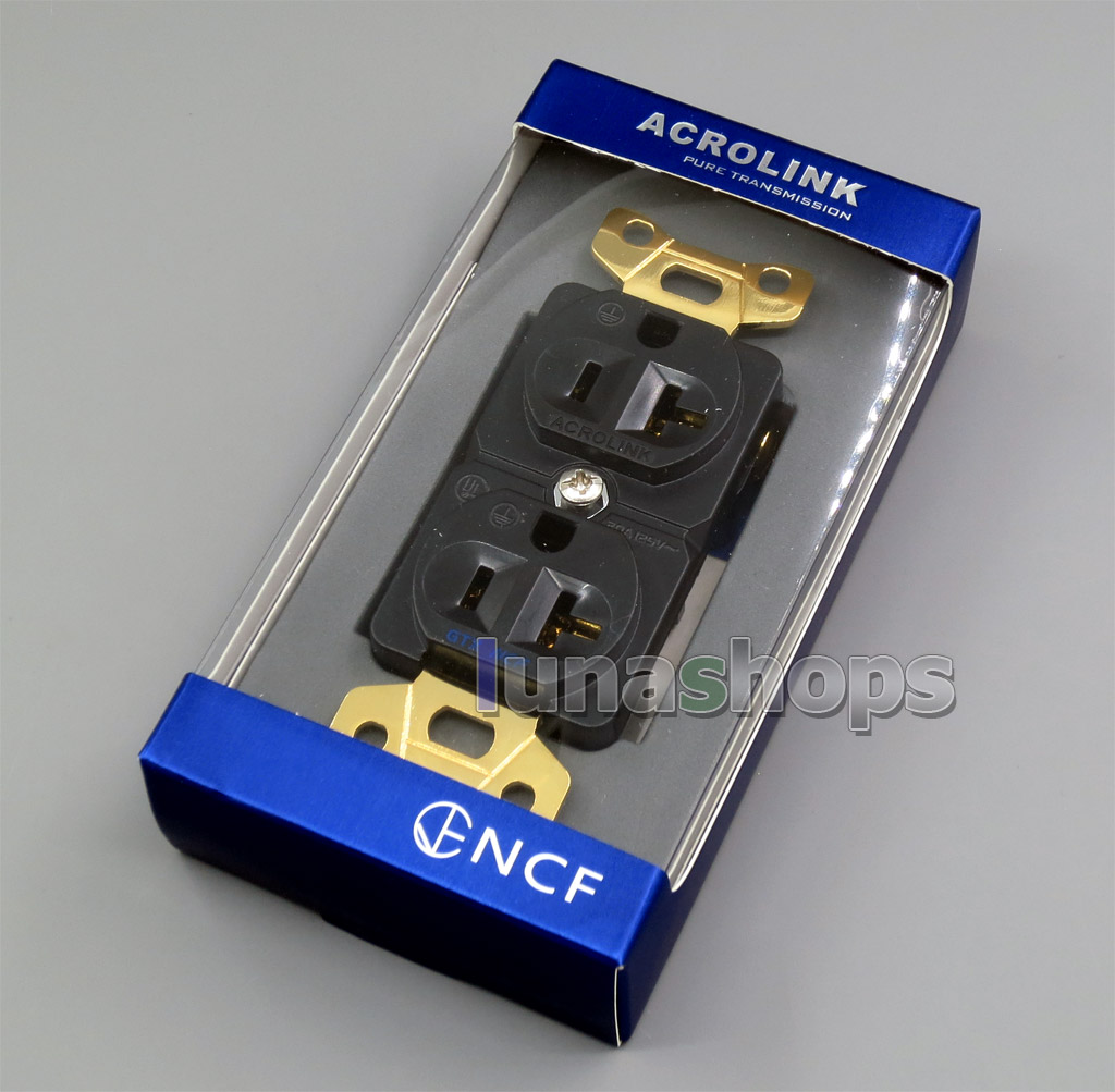 Acrolink refrigeration Series Hi-End-G Power Plug Adapter Socket Gold plated