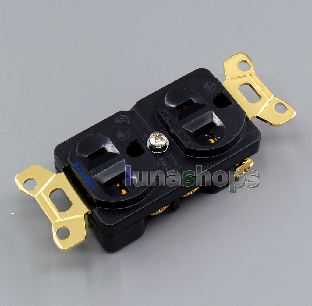 Acrolink refrigeration Series Hi-End-G Power Plug Adapter Socket Gold plated