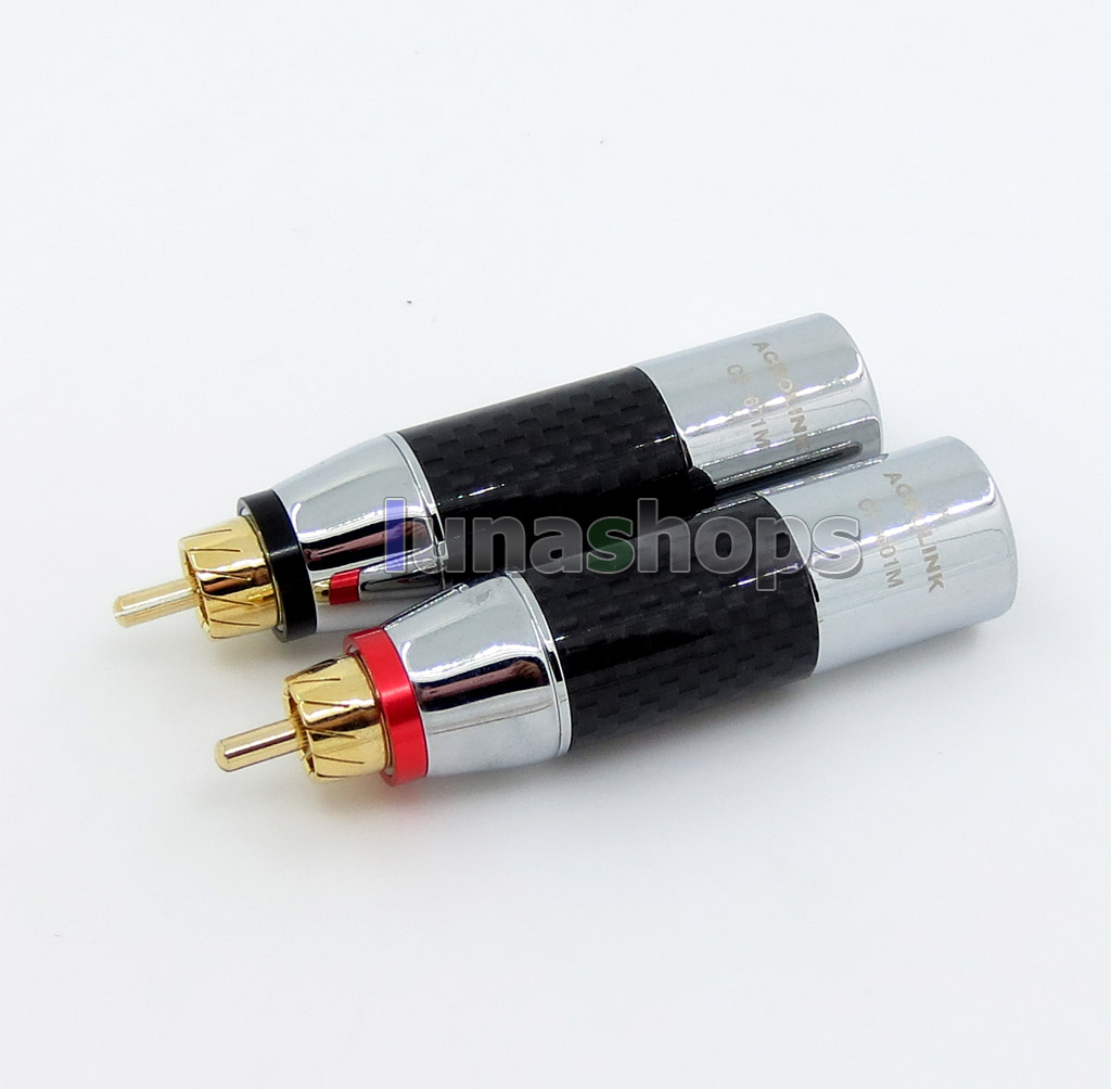 1 Pair Acrolink cf-601m XLR 3 Pin Male To RCA Male Audio HiFi Adapter Converter