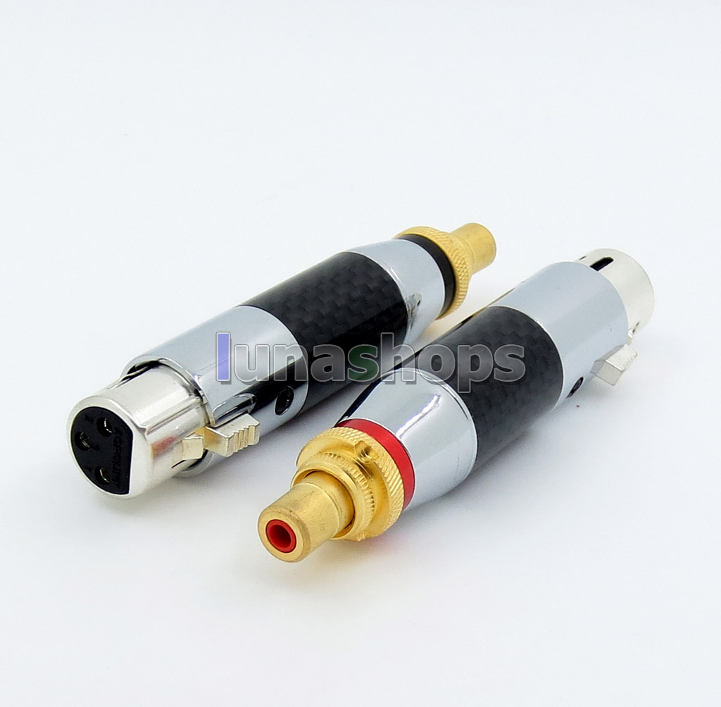 1 Pair Acrolink cf-601f XLR 3 Pin Female To RCA Female Audio HiFi Adapter Converter