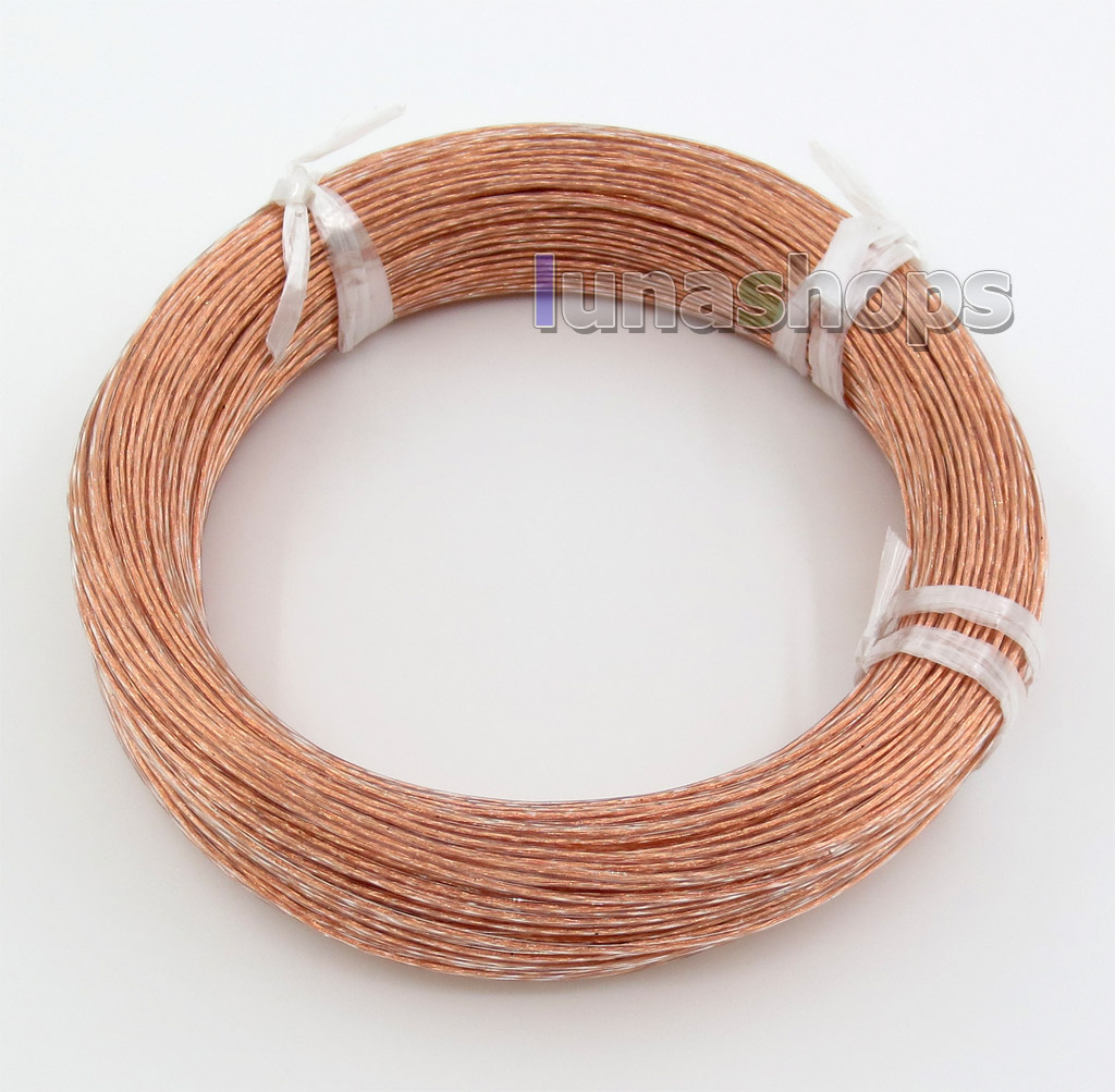 100m Acrolink 16 cores Pure 7N OCC Signal Wire Cable 0.3mm2 0.15mm*16 Dia:1.1mm For DIY Hifi