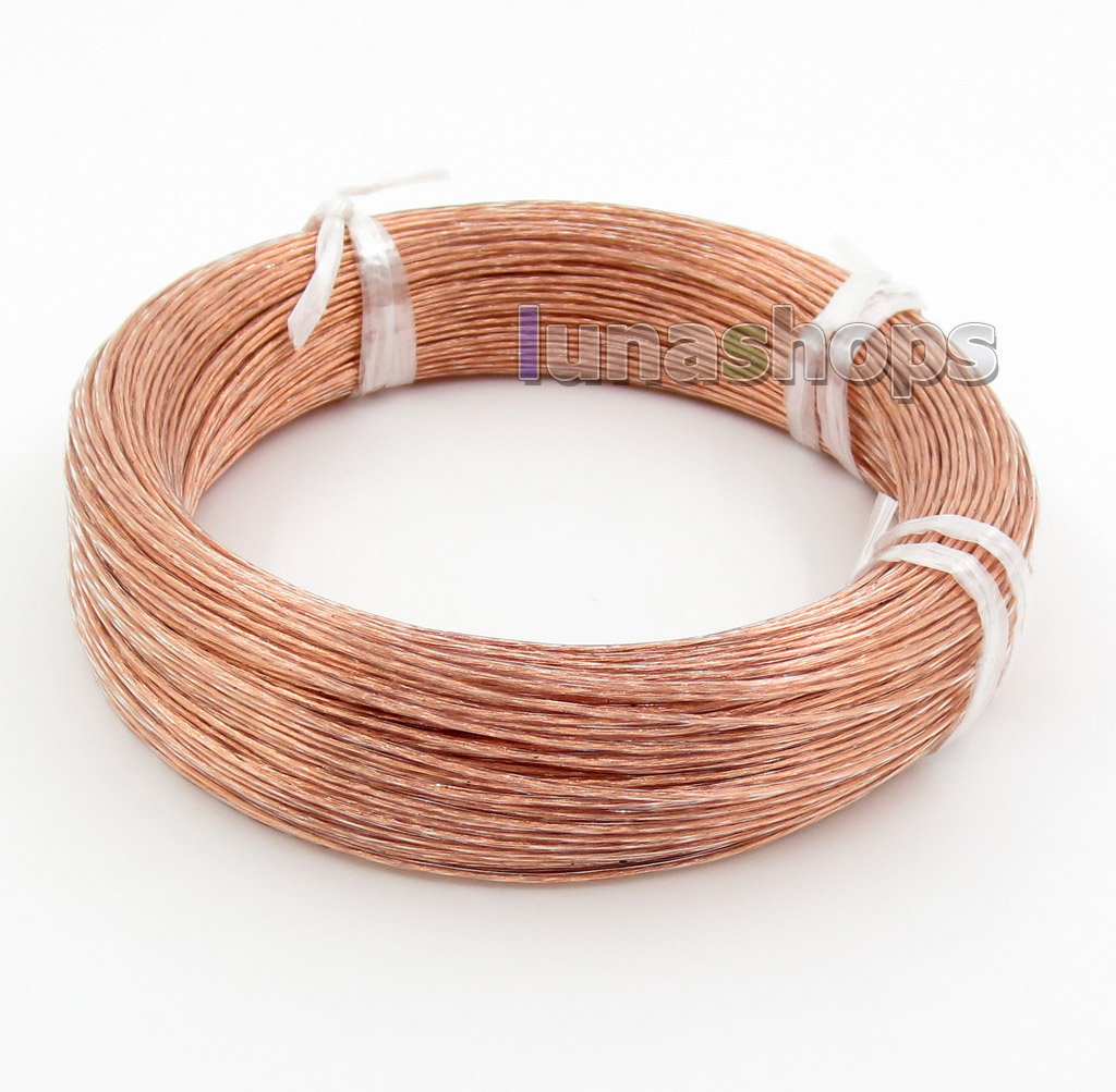 100m Acrolink 16 cores Pure 7N OCC Signal Wire Cable 0.3mm2 0.15mm*16 Dia:1.1mm For DIY Hifi