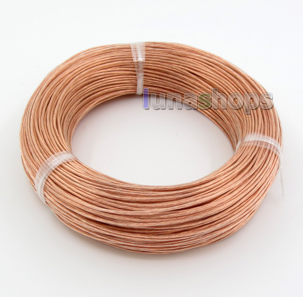 100m Acrolink 28 cores Pure 7N OCC Signal Wire Cable 0.5mm2 0.15mm*28 Dia:1.5mm For DIY Hifi