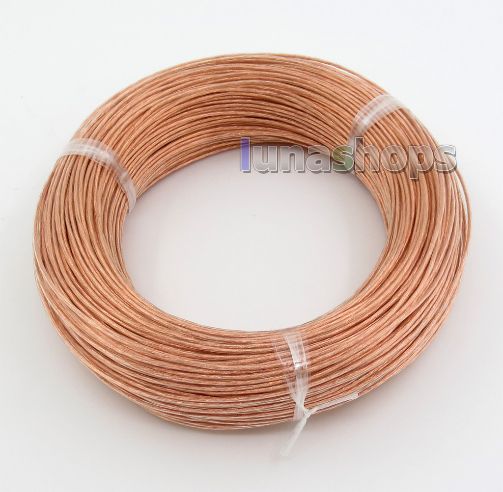 100m Acrolink 28 cores Pure 7N OCC Signal Wire Cable 0.5mm2 0.15mm*28 Dia:1.5mm For DIY Hifi