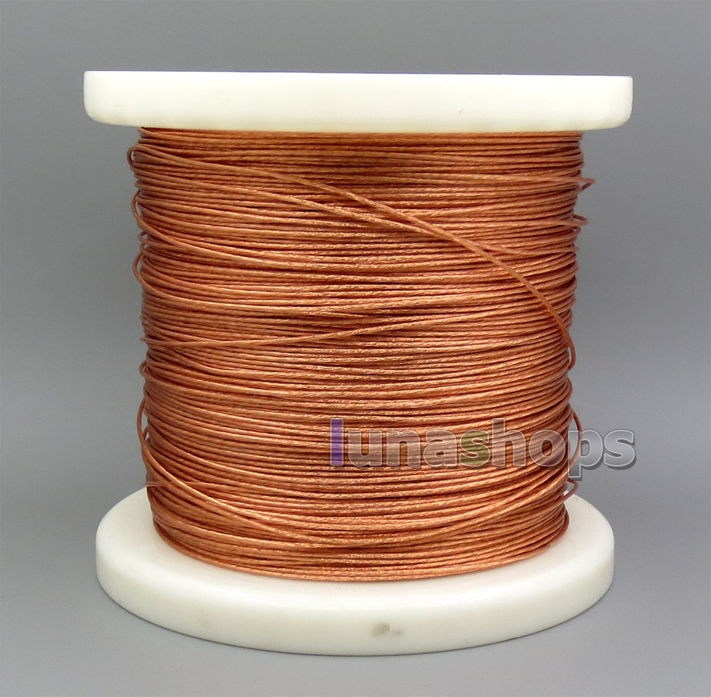 USD250.00 100m 10 cores litz wire 6N Pure OCC Transparent PVC