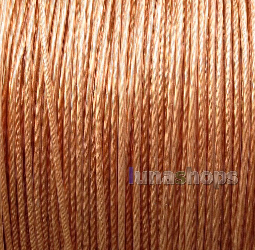 100m 10 cores litz wire 6N Pure OCC   Transparent PVC Insulating Layer 0.15*10/1.1mm Wire Diameter:1.1mm