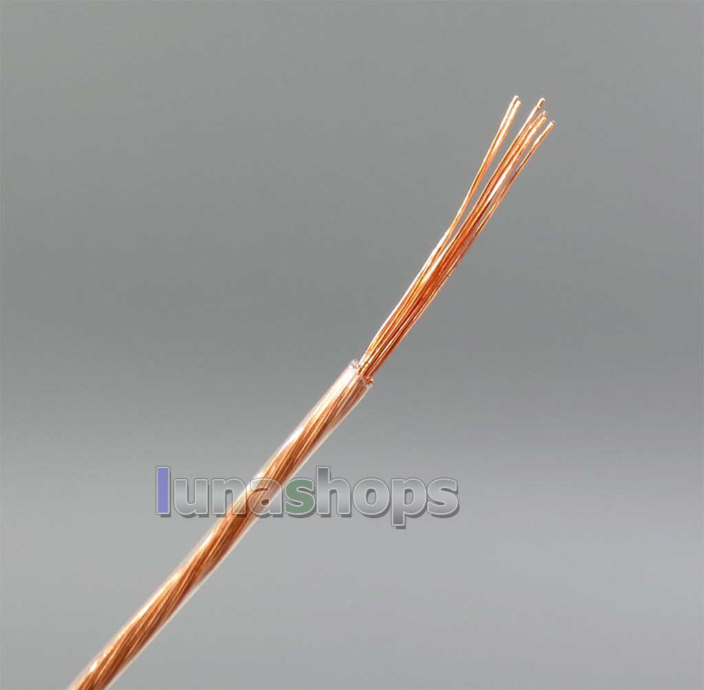 100m 10 cores litz wire 6N Pure OCC   Transparent PVC Insulating Layer 0.15*10/1.1mm Wire Diameter:1.1mm