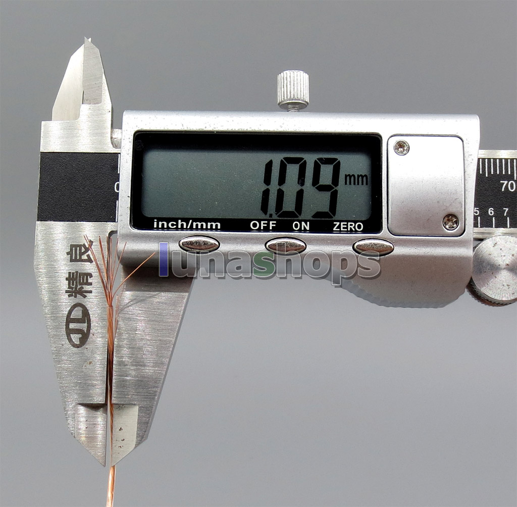 100m 10 cores litz wire 6N Pure OCC   Transparent PVC Insulating Layer 0.15*10/1.1mm Wire Diameter:1.1mm