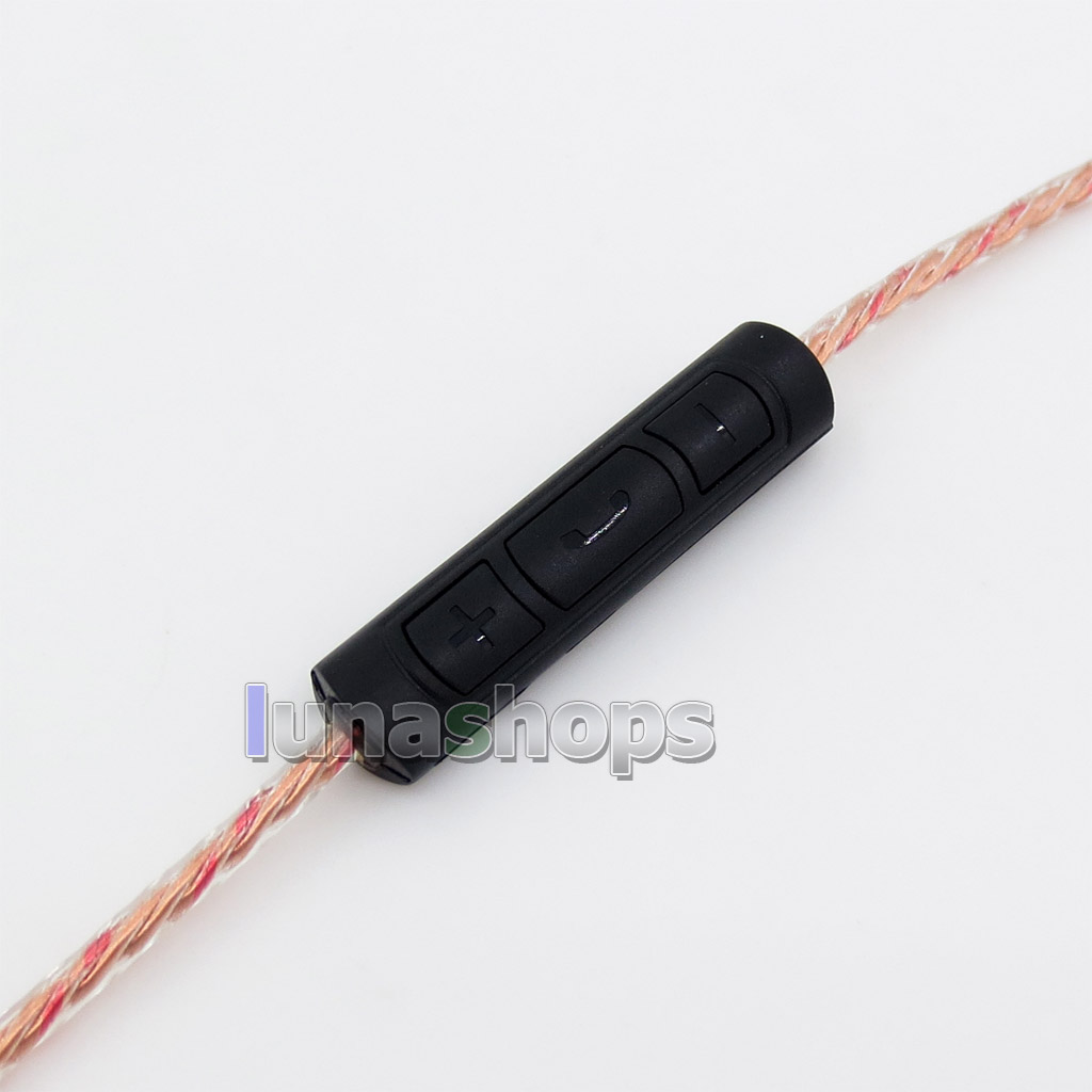 With Mic Remote Long Short Earphone Cable For Sennheiser HD25 HD 25-1 HD25-1 II HD25-13 HD25-C
