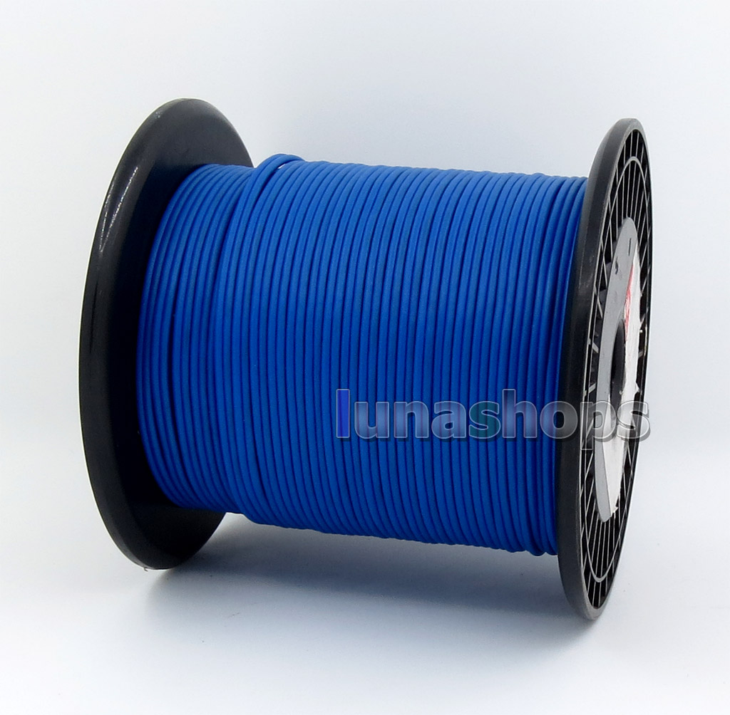 30m Acrolink Doubling 6N OCC + Silver Plated OCC 0.12mm*9 24AWG PVC (N  ) Diameter:2.1mm For DIY Heaphone Cable ID40