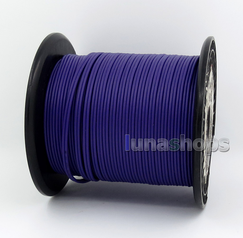 30m Acrolink Doubling 6N OCC + Silver Plated OCC 0.12mm*9 24AWG PVC (N  ) Diameter:2.1mm For DIY Heaphone Cable ID40