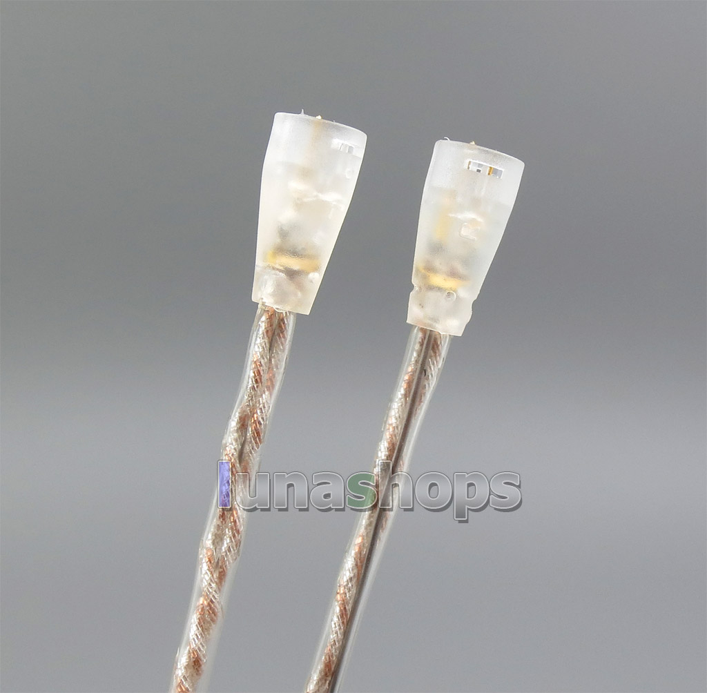 EachDIY Earphone Silver Plated OCC Mixed Foil PU Cable For Sennheiser IE8 IE80 IE8i