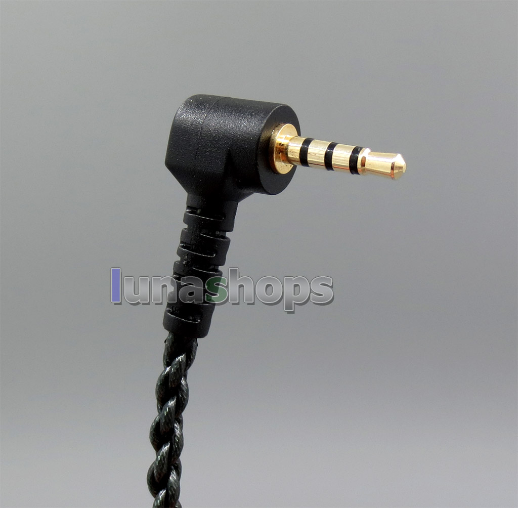 EachDIY 2.5mm TRRS Earphone Silver Plated OCC Mixed Foil PU Cable For Sennheiser IE8 IE80 IE8i