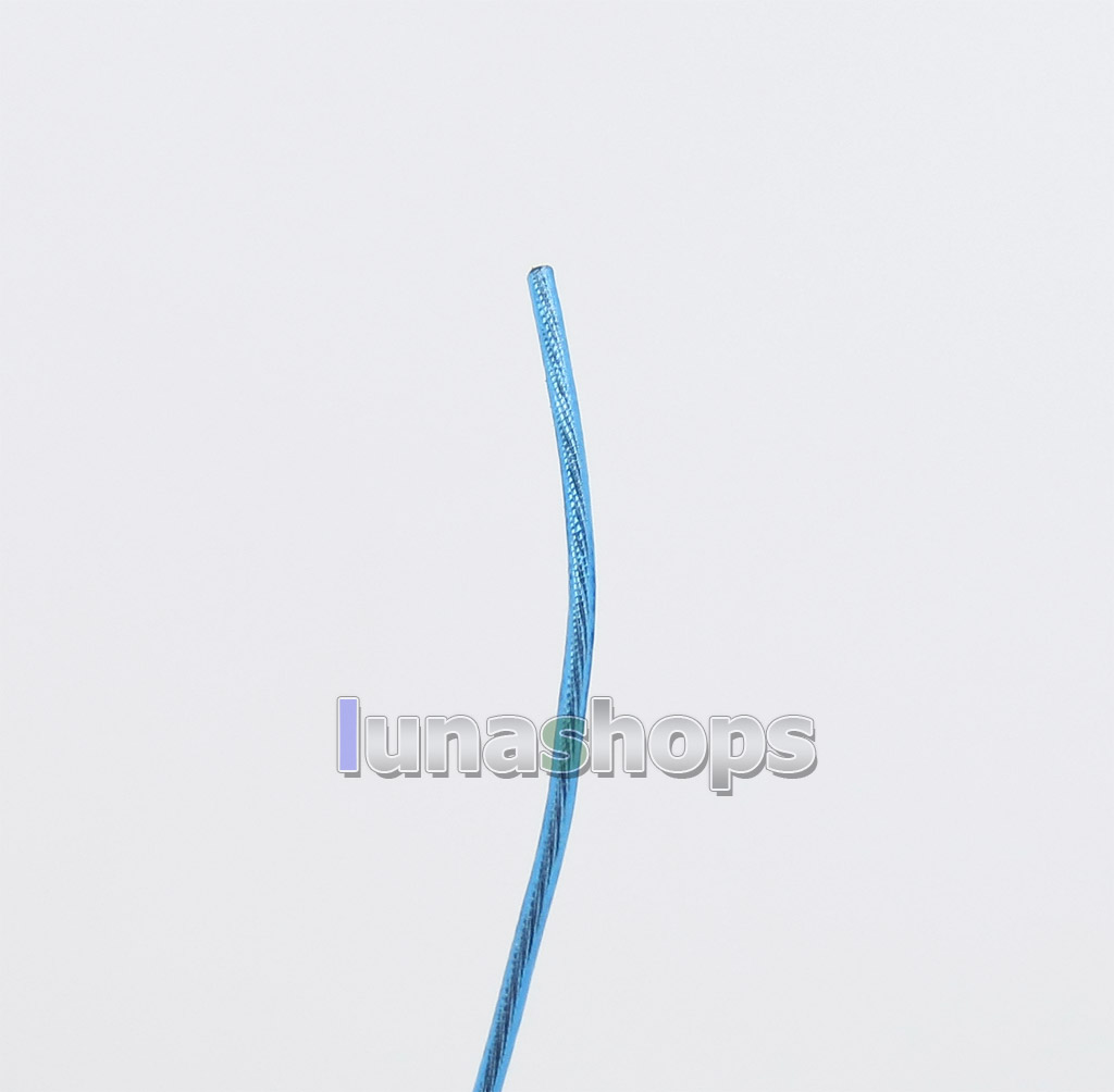 30m Acrolink 6n OCC 34AWG UV-PVC core single Crystal copper Foil Around 50d OD 0.8mm DIY cable ID32