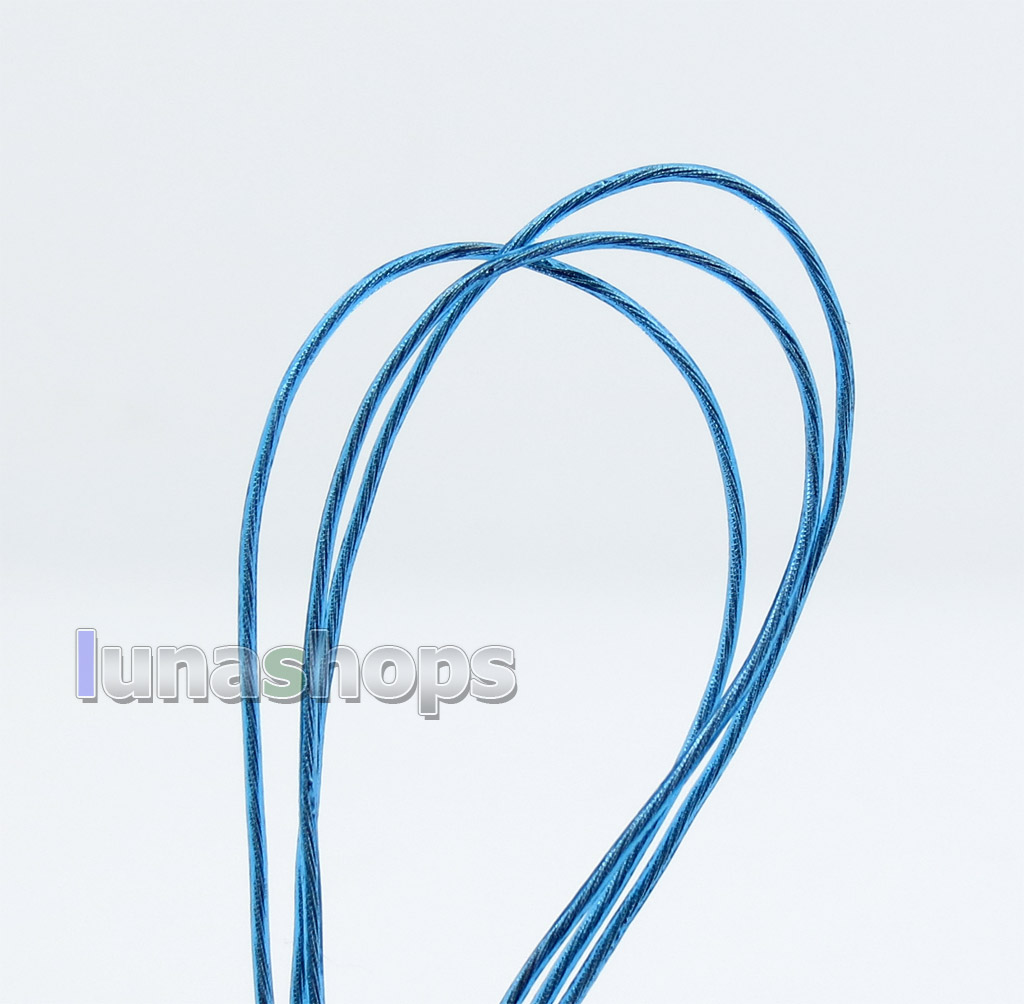 30m Acrolink 6n OCC 34AWG UV-PVC core single Crystal copper Foil Around 50d OD 0.8mm DIY cable ID32