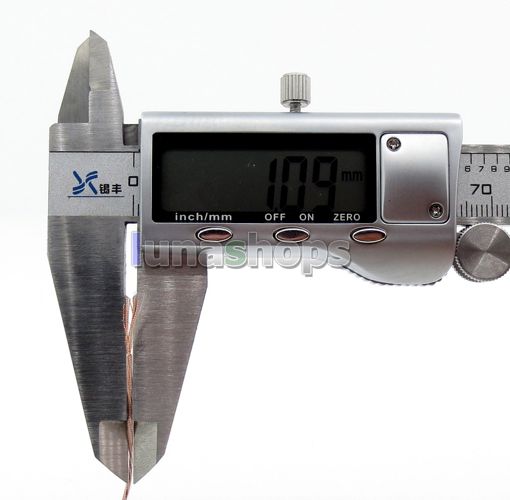 30m Acrolink 7N OCC Square Core Silver Foil + OCC Mixed Braiding Ether PUR 26AWG Cable OD 1.1mm ID30