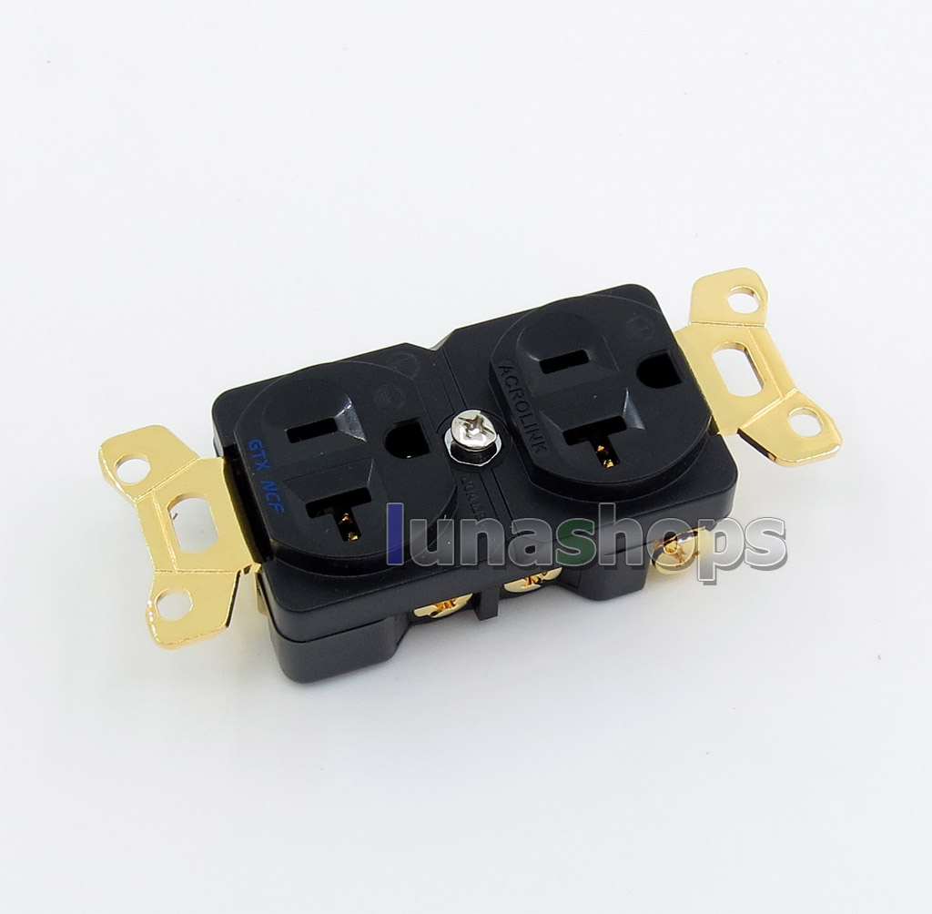 Acrolink refrigeration Series GTX NCF Pure Transmission Hi-End-G Power Plug Adapter Socket Gold plated