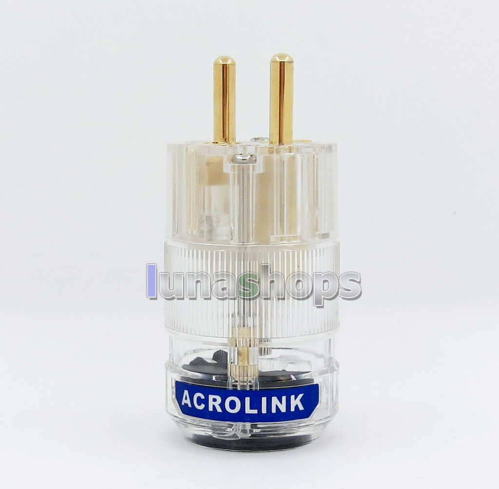 Acrolink fp-e25(G) Pure Transmission NCF Gold plated Power DIY Custom Male Adapter Plug