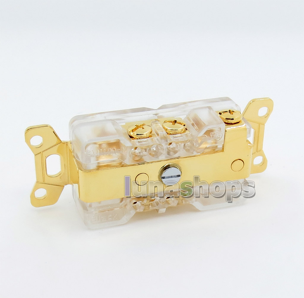 Acrolink refrigeration Series GTX NCF Pure Transmission Hi-End-G Power Plug Adapter Socket Gold plated