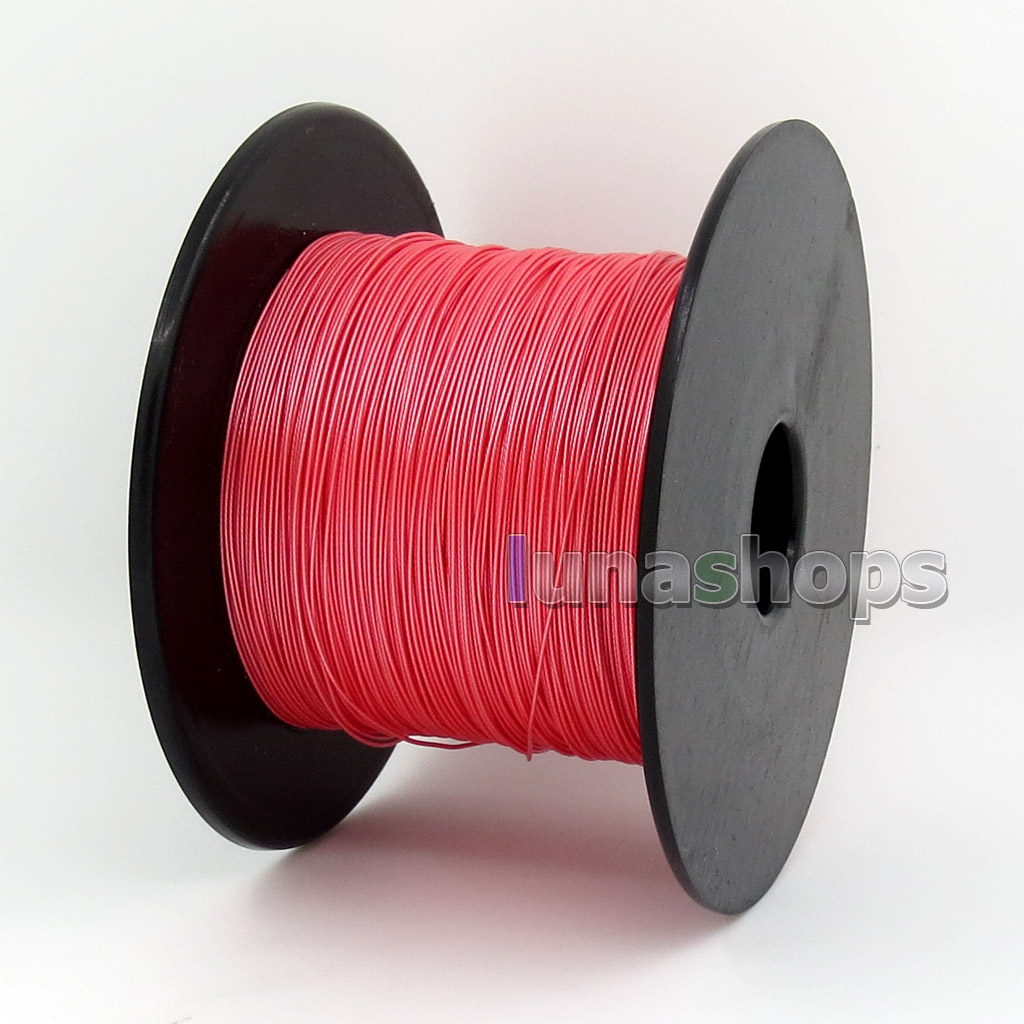 100m 30AWG Acrolink Pure Silver 99.9% Signal   Wire Cable 7/0.1mm2 Dia:0.6mm For DIY
